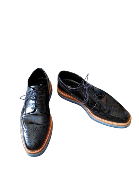 Prada Other - Prada Black Classic Leather Lace Up Laced Formal Shoes Derby